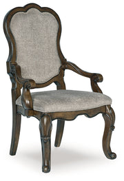 Maylee Dining Table and 4 Chairs and Bench in Dark Brown from Ashley - Luna Furniture