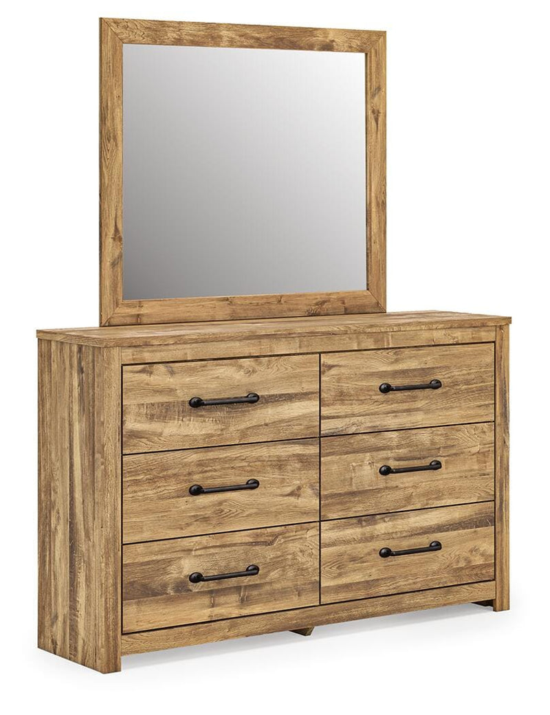 Maystonna Brown Dresser and Mirror - PCB1580B1