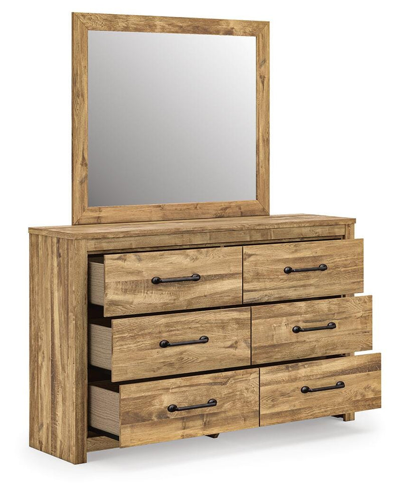 Maystonna Brown Dresser and Mirror - PCB1580B1