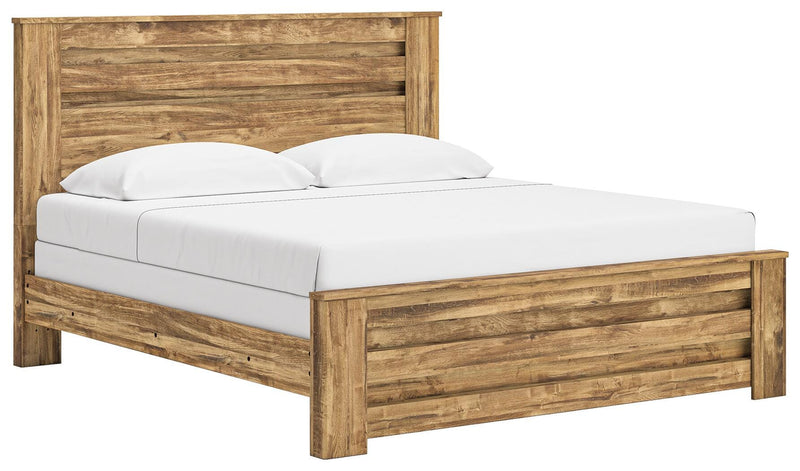Maystonna Brown King Panel Bed - PCB1580B7