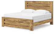 Maystonna Brown King Panel Bed - PCB1580B7
