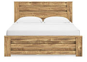 Maystonna Brown King Panel Bed - PCB1580B7