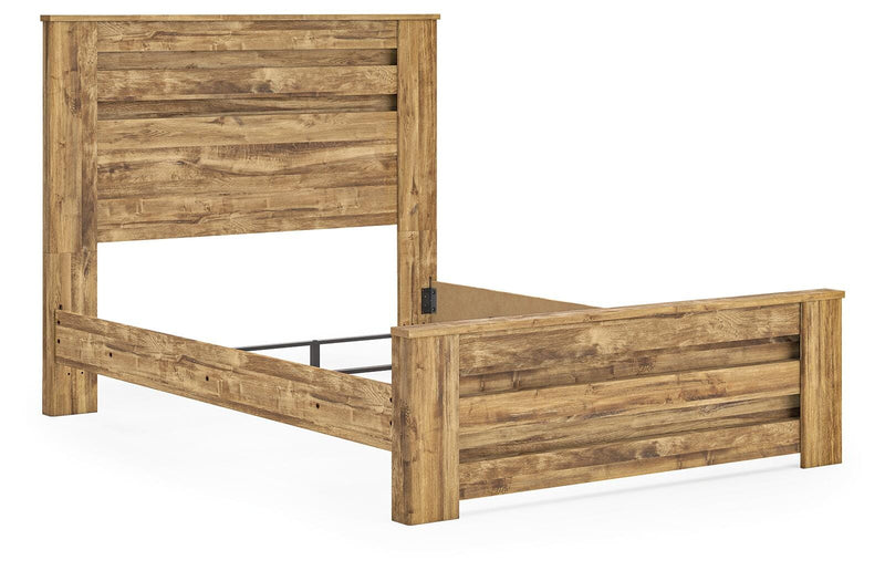 Maystonna Brown Queen Panel Bed - PCB1580B4