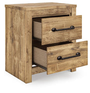 Maystonna King Crossbuck Panel Bed, Dresser, Mirror and Nightstand - PCB1580B9