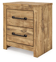 Maystonna Queen Crossbuck Panel Bed, Dresser, Mirror and Nightstand - PCB1580B8