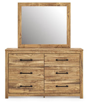 Maystonna Queen Panel Bed, Dresser and Mirror - PCB1580B5