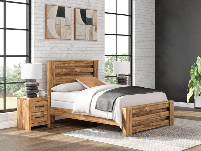 Maystonna Queen Panel Bed, Dresser and Mirror - PCB1580B5