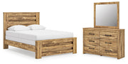 Maystonna Queen Panel Bed, Dresser and Mirror - PCB1580B5