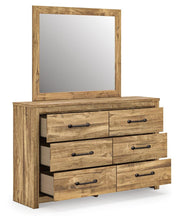 Maystonna Queen Panel Bed, Dresser and Mirror - PCB1580B5