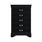 Mayville Black Sleigh Bedroom Set - Gate FurnitureBedroom Set