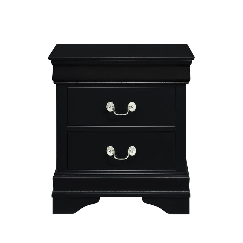 Mayville Black Sleigh Bedroom Set - Gate FurnitureBedroom Set