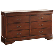 Mayville Brown Cherry Sleigh Bedroom Set - Gate FurnitureBedroom Set