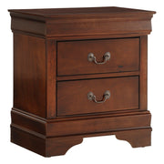 Mayville Brown Cherry Sleigh Bedroom Set - Gate FurnitureBedroom Set