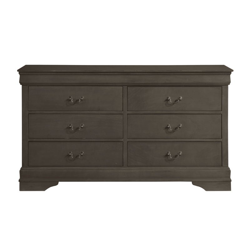 Mayville Stained Gray Sleigh Bedroom Set - Gate FurnitureBedroom Set