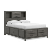 Mazing Gray Full Storage Bed - PCB478B2