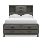 Mazing Gray Full Storage Bed - PCB478B2
