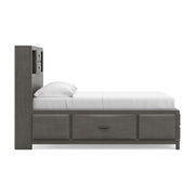 Mazing Gray Full Storage Bed - PCB478B2
