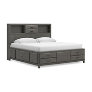 Mazing Gray King Storage Bed - PCB478B6