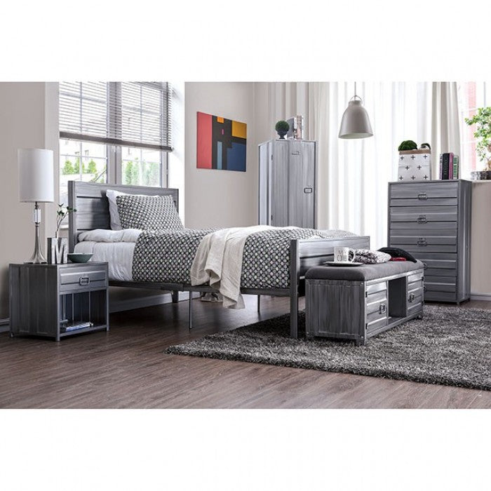 Mccredmond Hand-Brushed Silver Chest - CM7075C