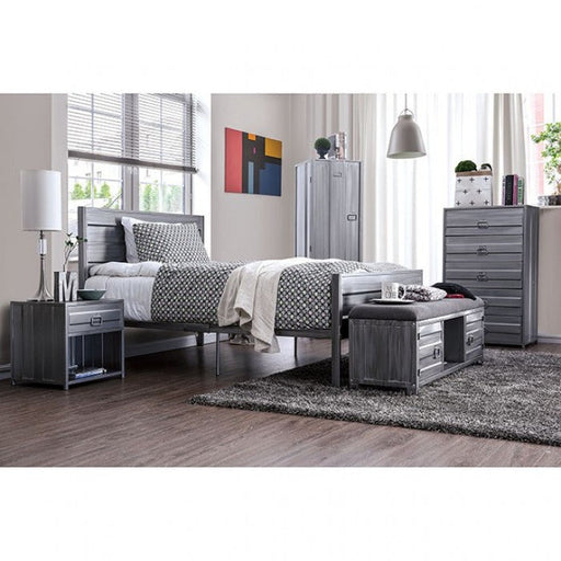 Mccredmond Hand-Brushed Silver Chest - CM7075C