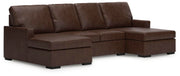 McDowlan Coffee 3-Piece Sectional with Double Chaise - PC48504S3