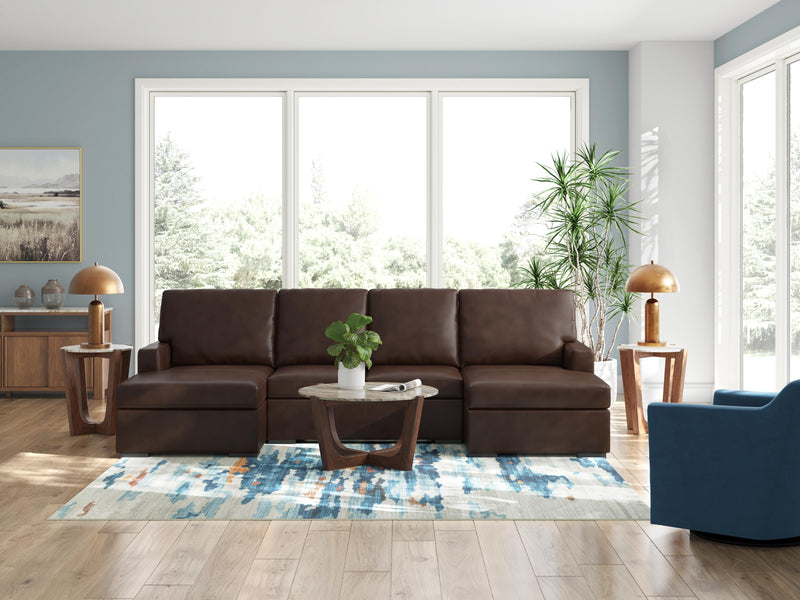 McDowlan Coffee 3-Piece Sectional with Double Chaise - PC48504S3