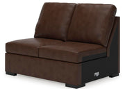 McDowlan Coffee Armless Loveseat - PC4850434