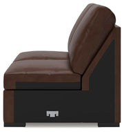 McDowlan Coffee Armless Loveseat - PC4850434