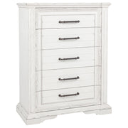 McKinney 5-drawer Bedroom Chest of Drawers Vintage White - 215875