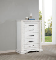 McKinney 5-drawer Bedroom Chest of Drawers Vintage White - 215875