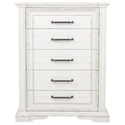 McKinney 5-drawer Bedroom Chest of Drawers Vintage White - 215875