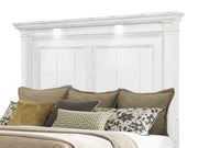 McKinney Eastern King LED Light Panel Bed Vintage White - 215871KE