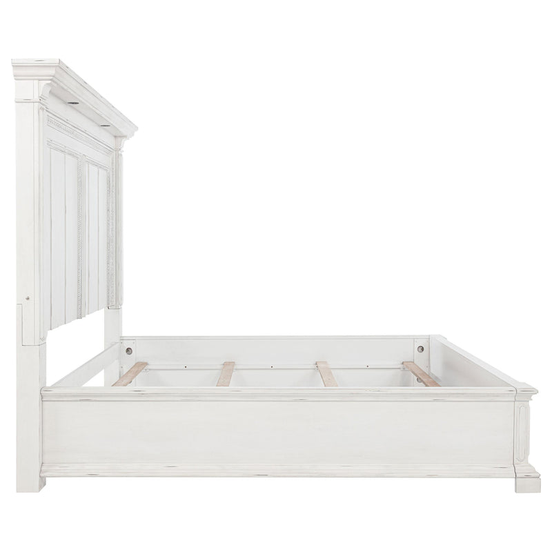 McKinney Queen LED Light Panel Bed Vintage White - 215871Q