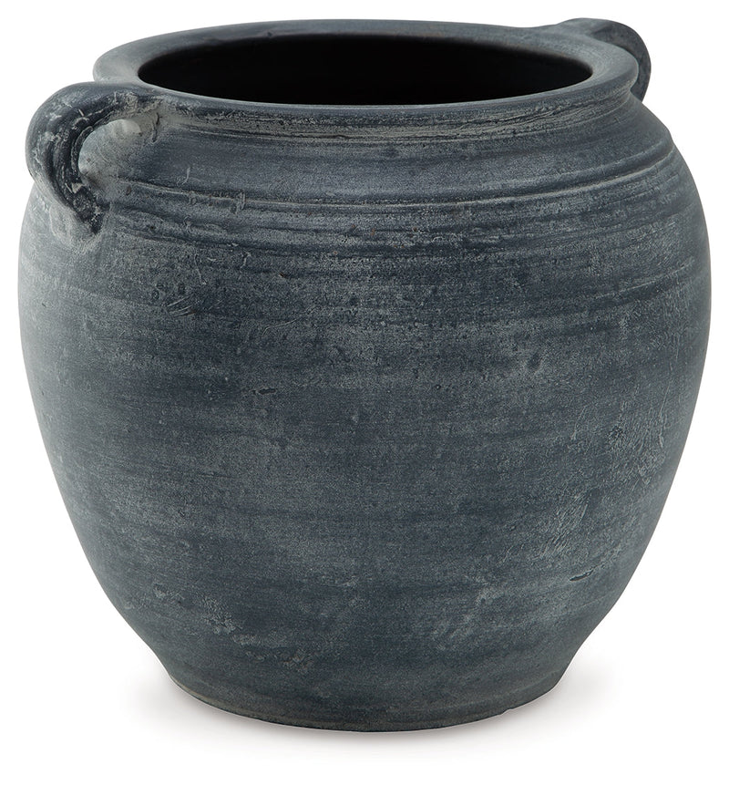 Meadie Distressed Blue Vase - A2000628