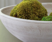 Meadie Distressed White Bowl - A2000789