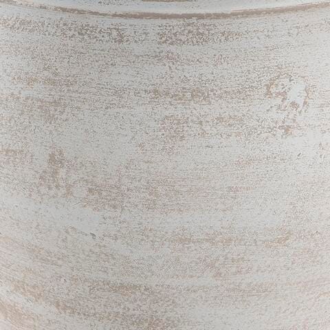 Meadie Distressed White Vase - A2000787