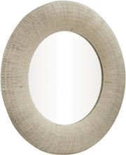 Meadow 48" W x 48" H 48" Jute Rope Frame Mirror in Natural - 66019Natural-M