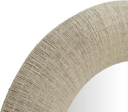 Meadow 48" W x 48" H 48" Jute Rope Frame Mirror in Natural - 66019Natural-M
