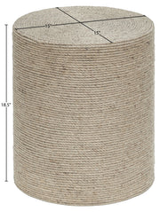 Meadow Jute End Table in Natural - 77003Natural-ET
