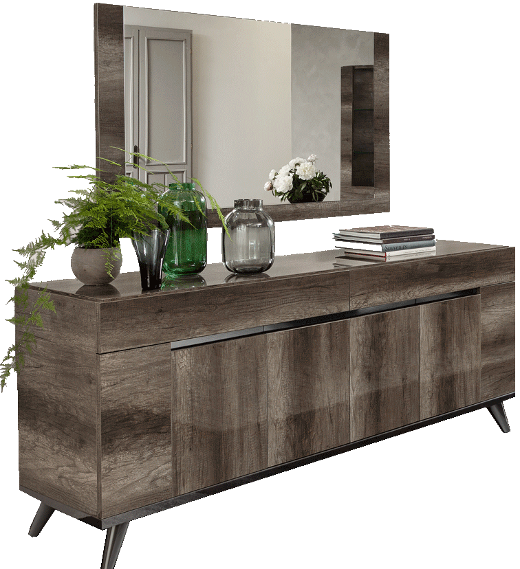 Medea Buffet w/Mirror SET - p11049