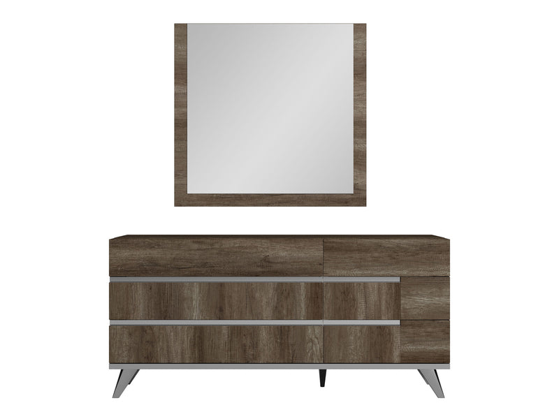 Medea Double Dresser / Mirror Set - p14224