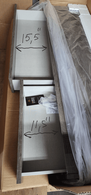 Medea Double Dresser / Mirror Set - p14224