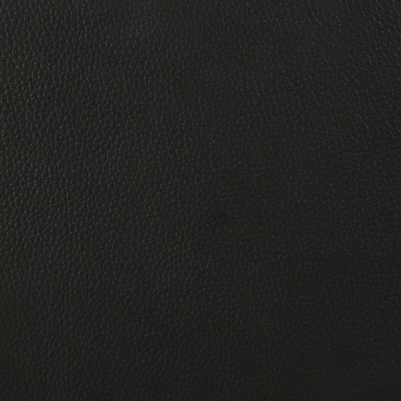 Medley Genuine Leather Queen Panel Platform Bed Black - 315911BLKQ