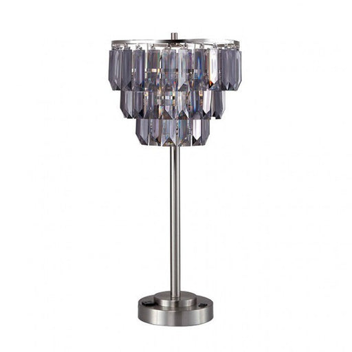 Meg Black/Chrome Table Lamp - L76937T