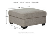Megginson Storm Ottoman With Storage - Gate FurnitureOttoman