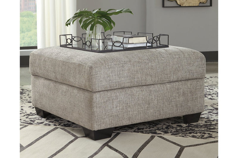 Megginson Storm Ottoman With Storage - Gate FurnitureOttoman