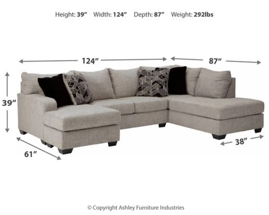 Megginson Storm RAF Sectional - Gate FurnitureSectional