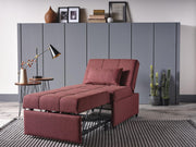 Mello Pull Out Chair In A Box (Corvet Burgundy) - Gate FurnitureLiving Room Chair