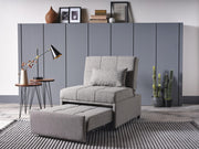 Mello Pull Out Chair In A Box (Corvet Grey) - Gate FurnitureLiving Room Chair