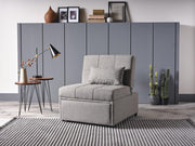 Mello Pull Out Chair In A Box (Corvet Grey) - Gate FurnitureLiving Room Chair